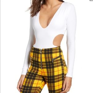 Tiger Mist Isabella Bodysuit - white